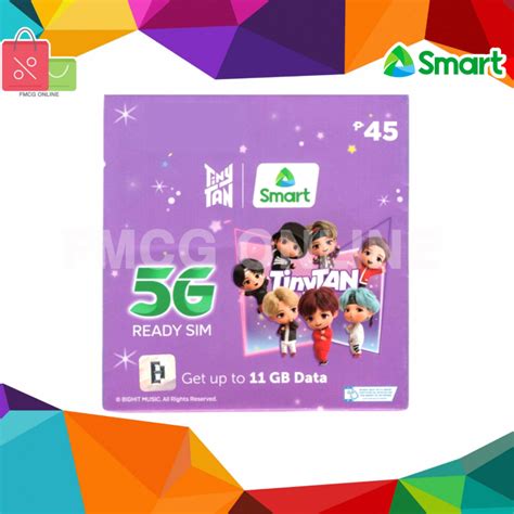 Smart Regular Sim 5G BTS TinyTan Limited Edition 